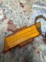 Vintage Chevrolet Mini License Plate Keychain Curry Dealership New York City NYC - Image 2