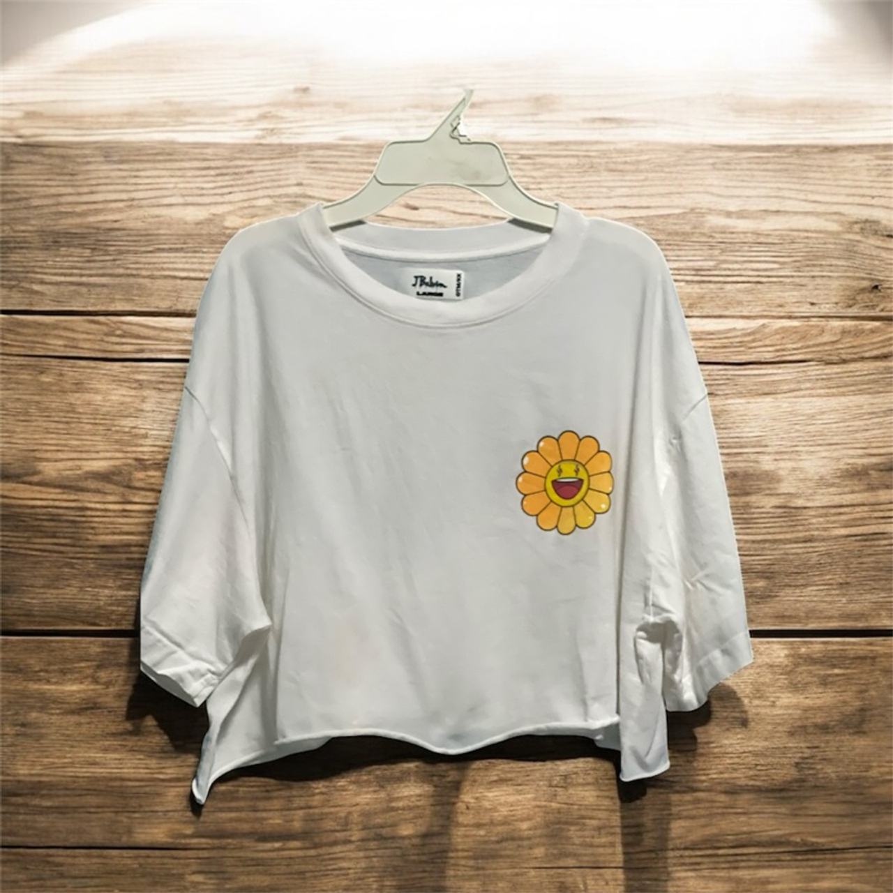 J Balvin x Takashi Murakami White Flower T-Shirt