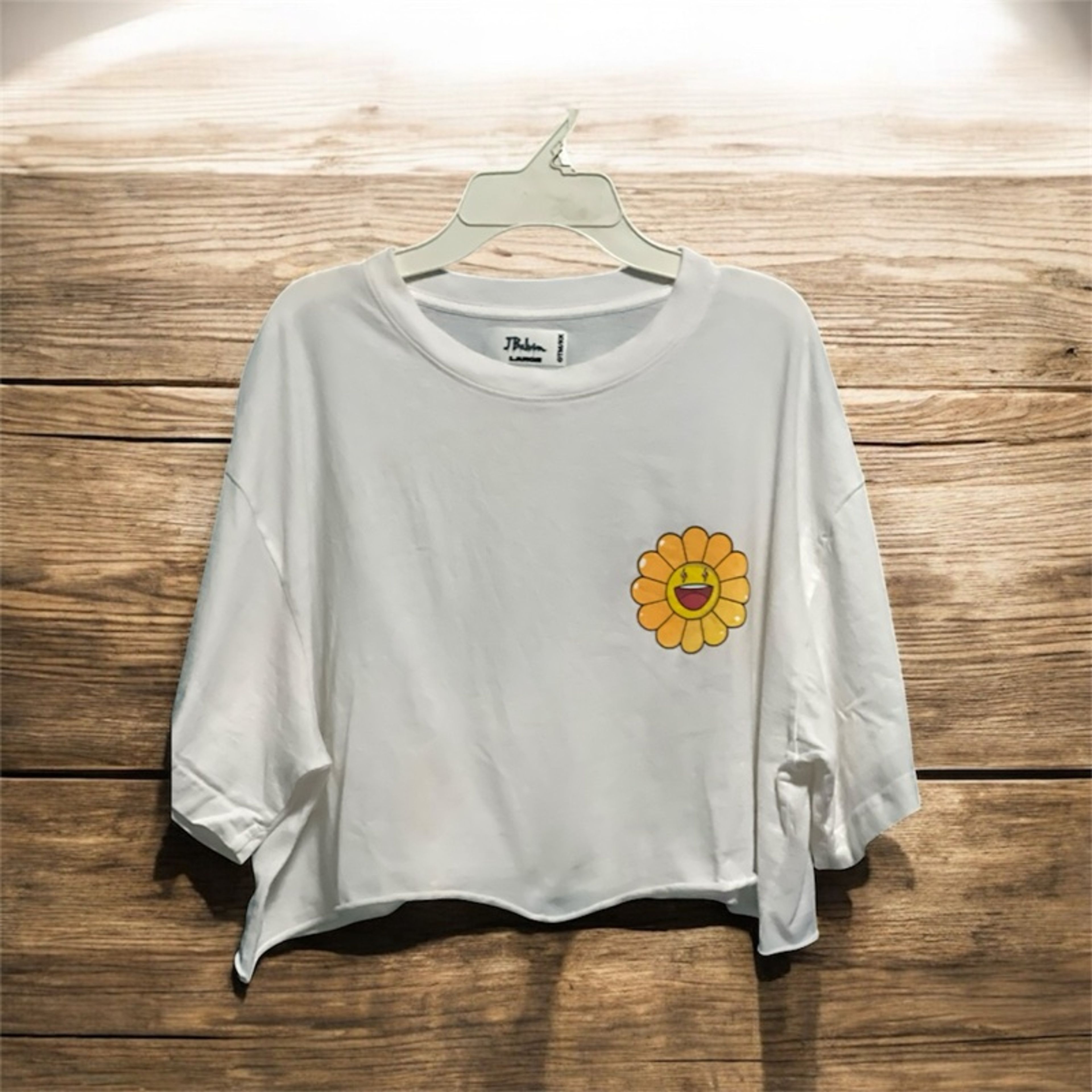 J Balvin x Takashi Murakami White Flower T-Shirt