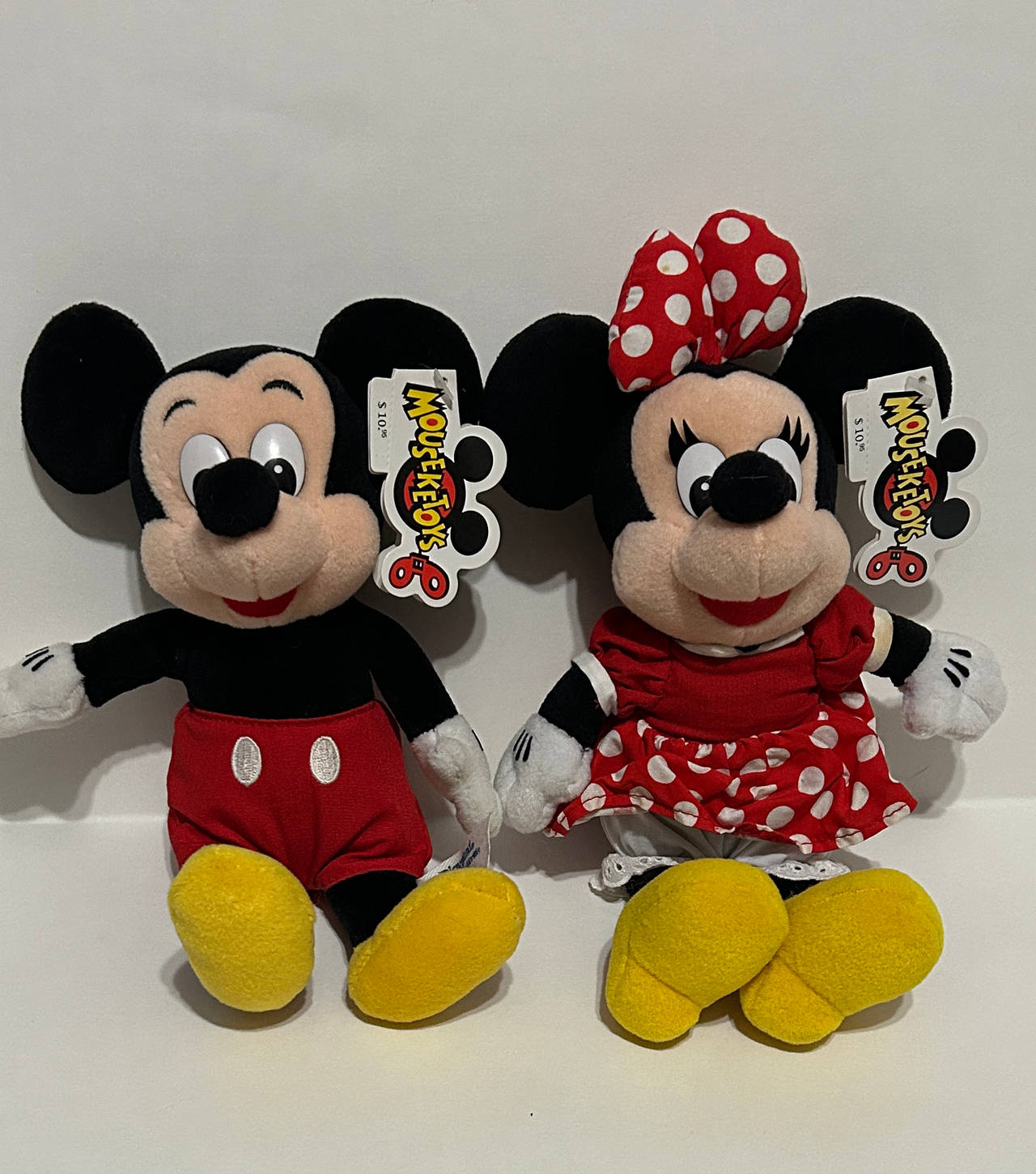 Disney Mouseketoys Mickey and Minnie Mouse Plush Set