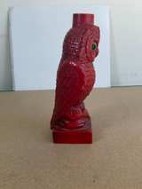 Vintage Eric Olsen Red Owl Statue 1968 - Image 6