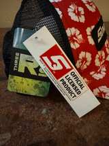 Snap-on Red Hibiscus Floral Trucker Hat - Image 4