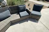 Outdoor Wicker Sectional Sofa Set - Image 3