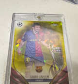 2024 Topps Chrome Sapphire Lionel Messi Gold /75 - Image 1