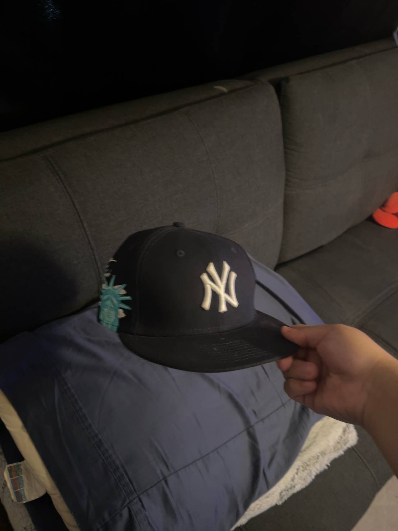 New Era 59Fifty New York Yankees Cloud Icon Navy Cap