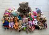 35 Large Plush & Toy Lot Squishmallows, Douglas, Wild Republic, Dolls & More - Image 3