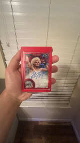 2024 Topps Finest UFC Intimidators Autograph Card - Image 2