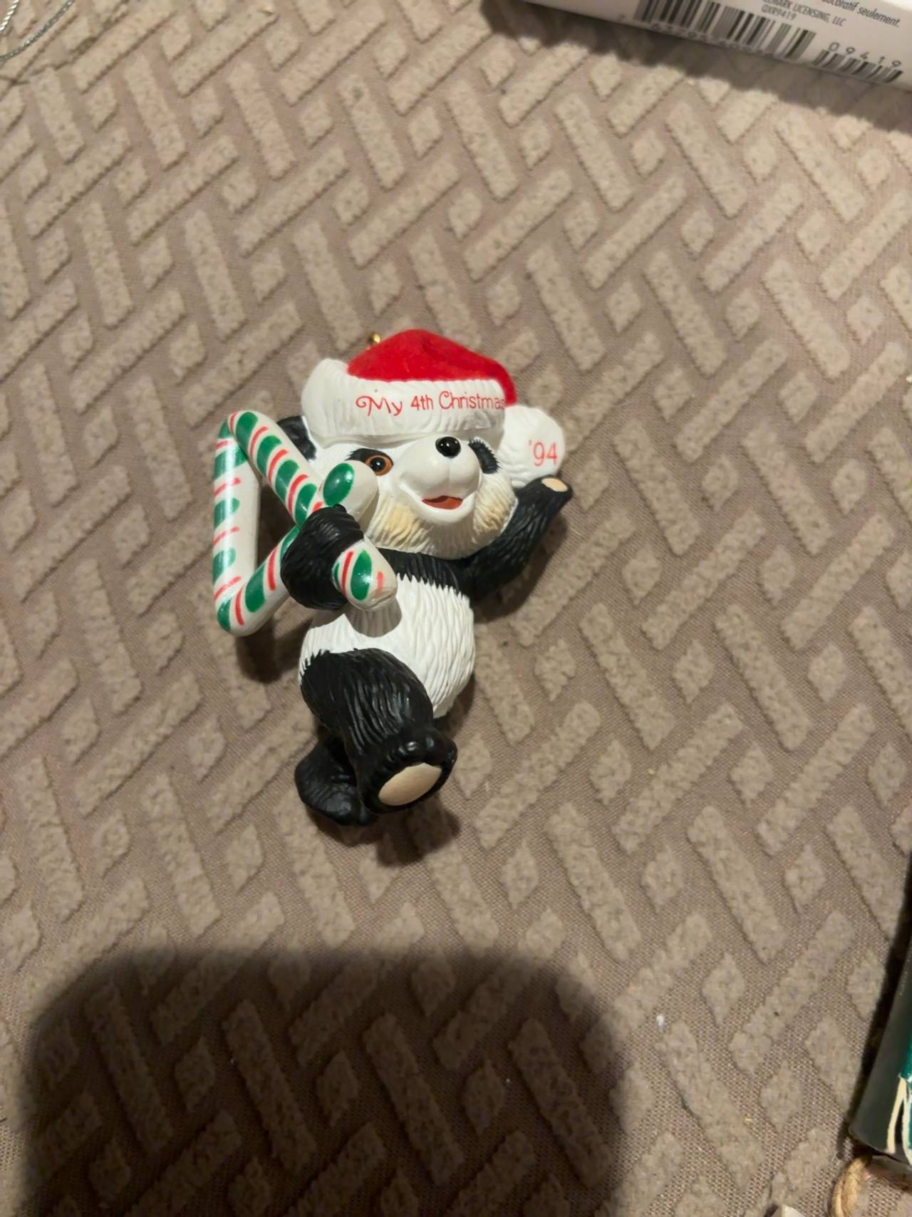Hallmark Keepsake Ornament Child's Fourth Birthday Panda