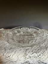 1930S INDIANA DIVIDED KILLARNEY DESIGN DISH FOOTED W/ HANDLE - Image 3