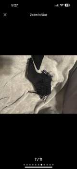 Black Suede Fringe Ankle Boots - Image 7
