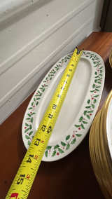 Lenox Holiday Gold Trimmed Christmas Dinner Plate Set of 25pcs - Image 4