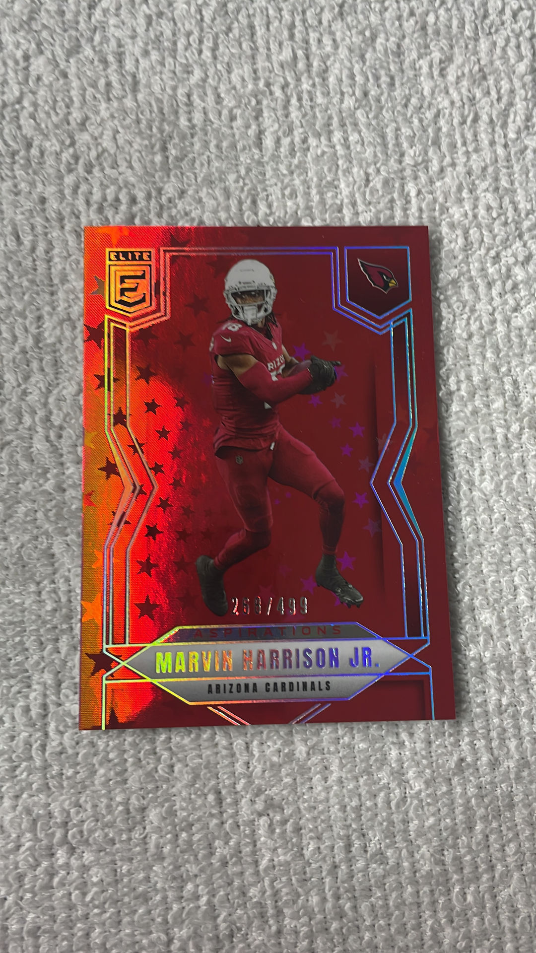 2024 Panini Elite Marvin Harrison Jr. Rookie Card