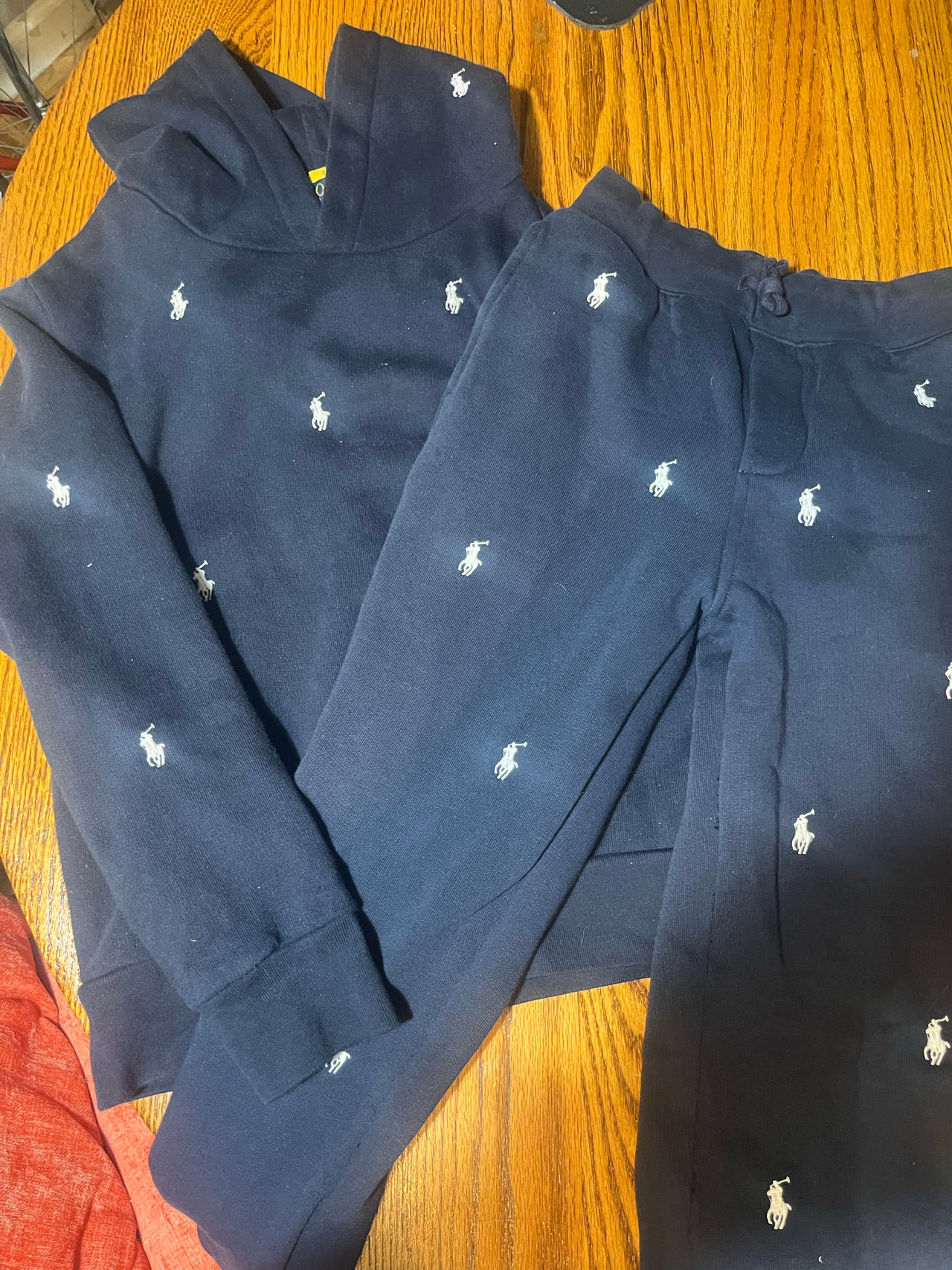 Polo Ralph Lauren Kids All-Over Pony Hoodie and Joggers Set