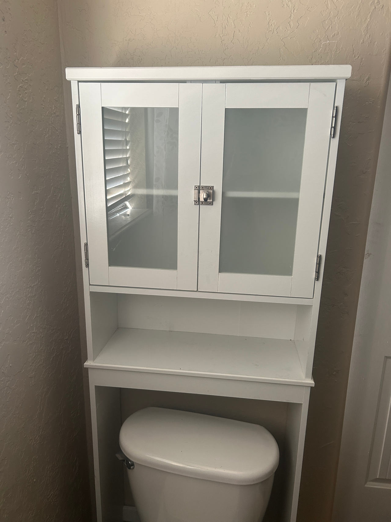 Zenith White Over-the-Toilet Storage Cabinet