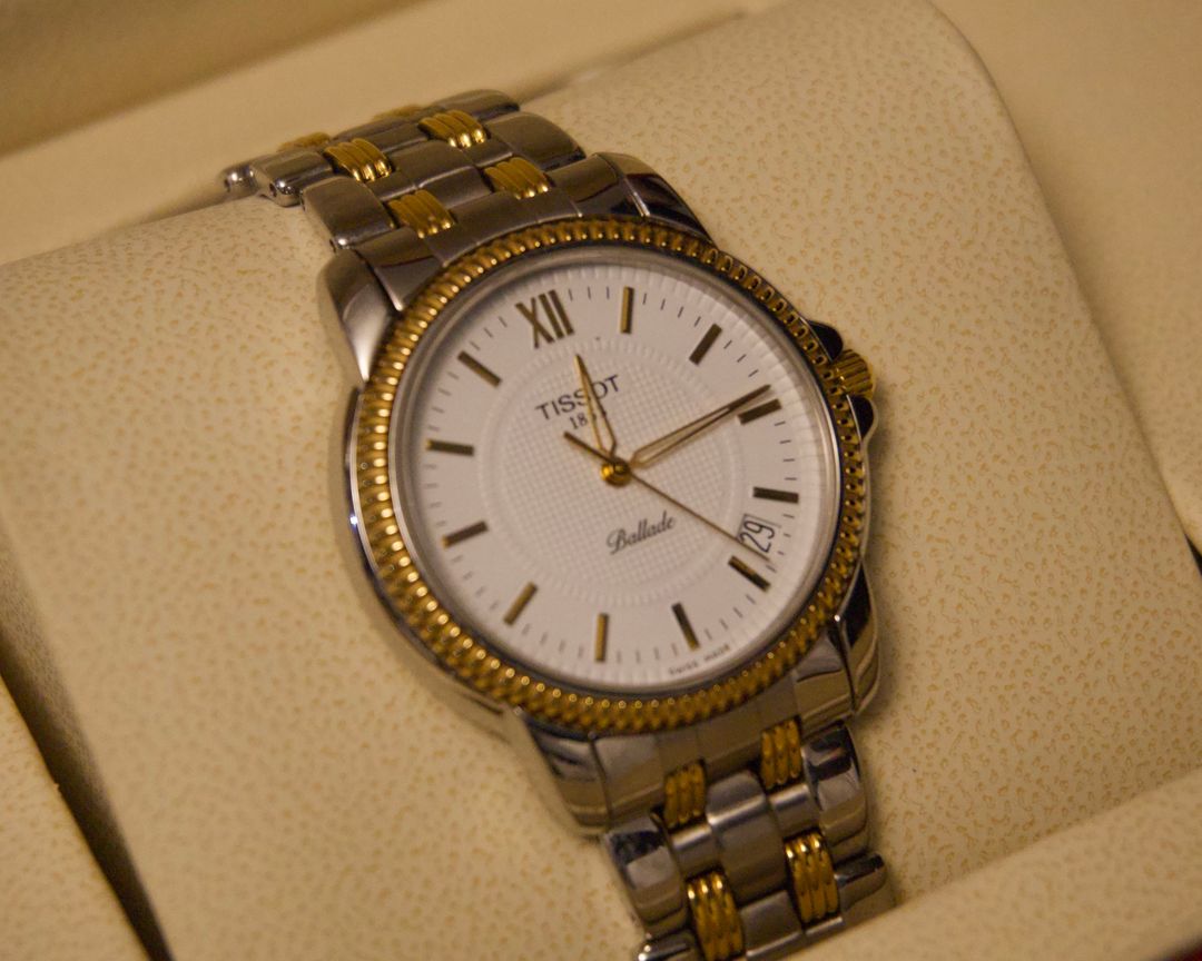 Tissot Ballade Quartz Two‑Tone Dress Watch – Swiss Made