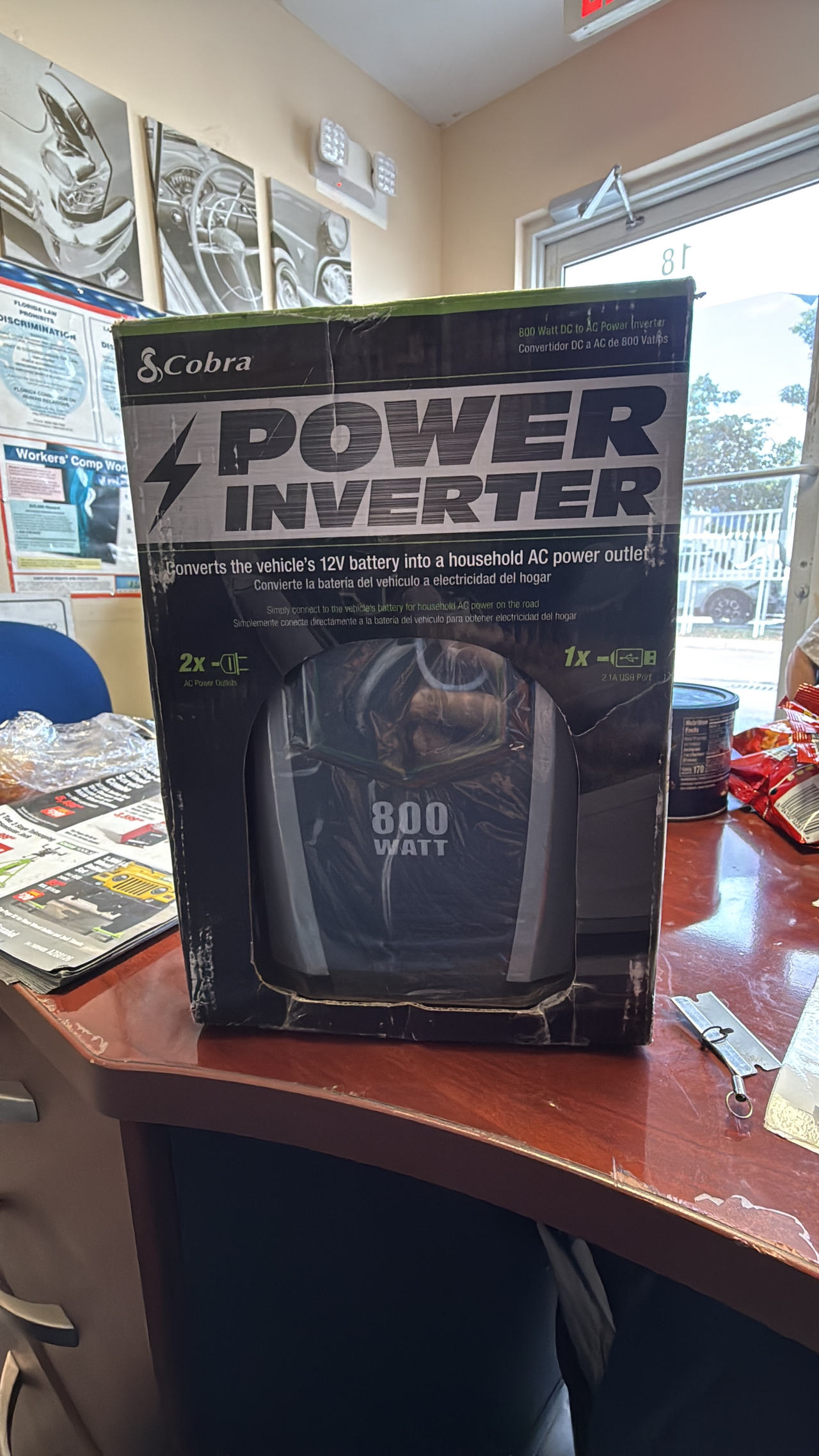 Cobra 800 Watt Power Inverter