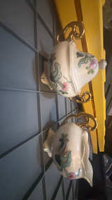 Vintage Porcelain Creamer and Sugar Bowl Set - Image 2