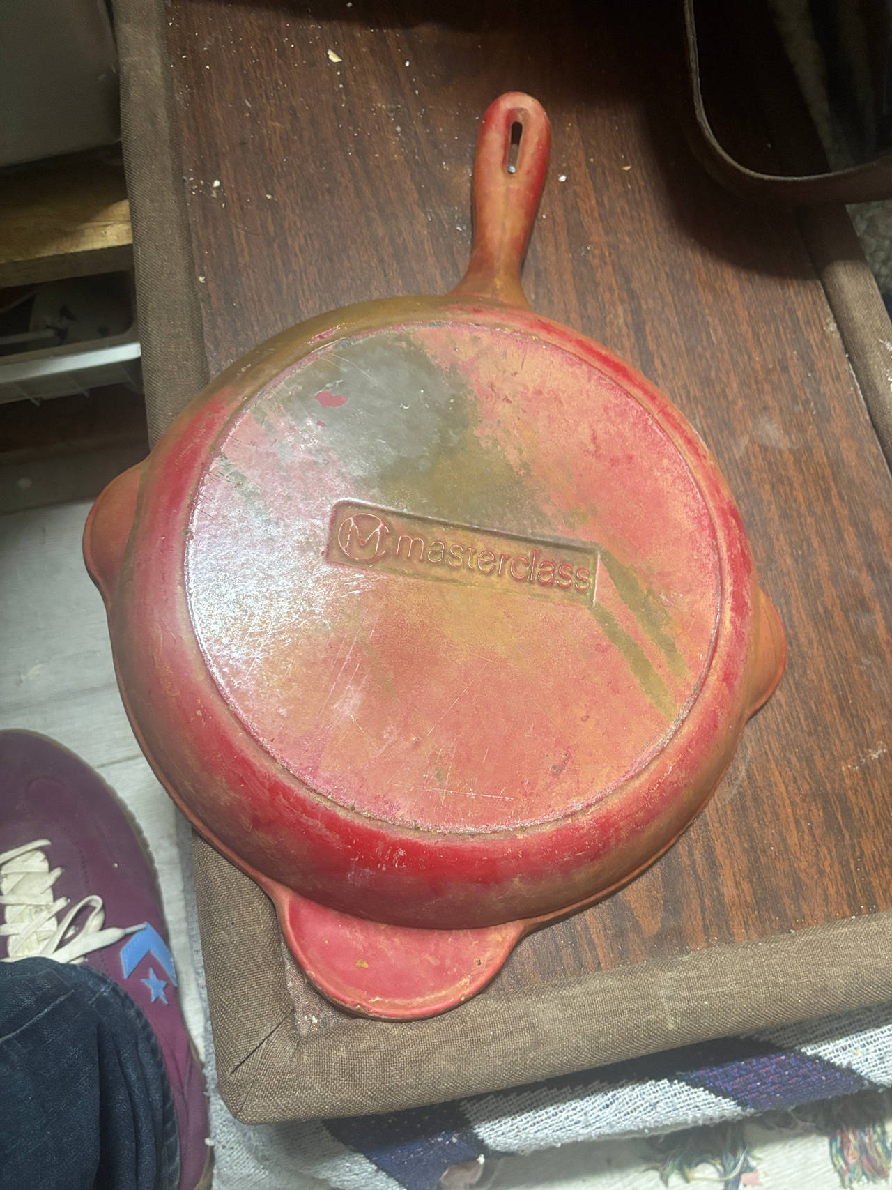 MasterClass Enameled Cast Iron Skillet
