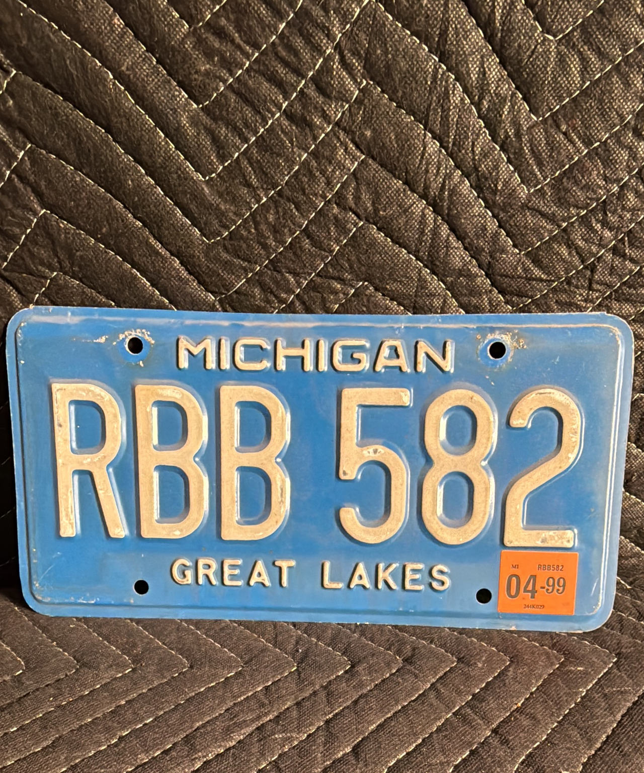 1990s Michigan Great Lakes License Plate