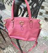 Coach Pebble Leather Prairie Satchel Bag - Image 1