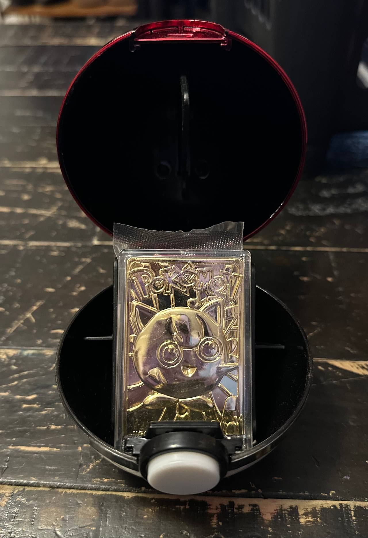 1999 Burger King 23K Gold Plated Pokemon Card Jigglypuff