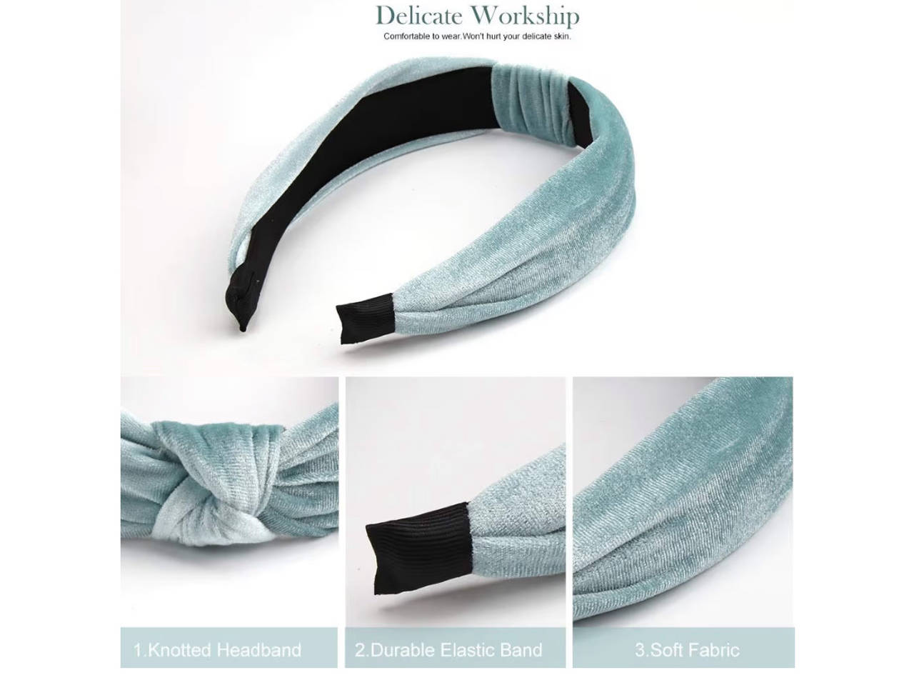 ANBALA 10 Pack Headbands for Women, Fashion Knotted Headbands, Breathable