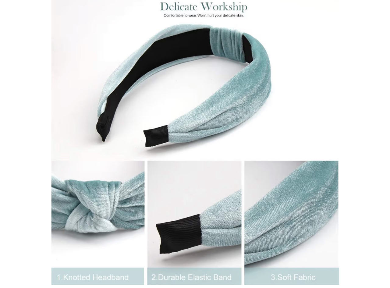 ANBALA 10 Pack Headbands for Women, Fashion Knotted Headbands, Breathable