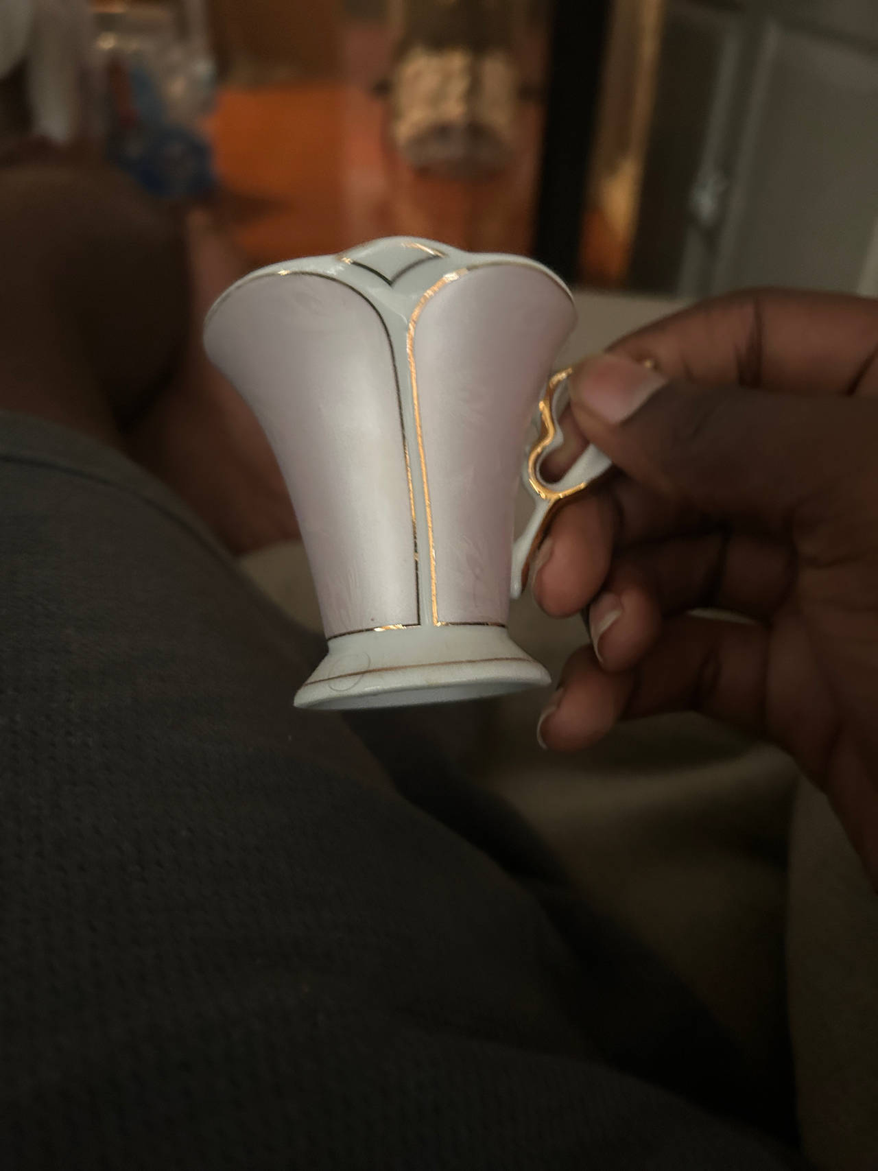 Vintage Porcelain Demitasse Cup