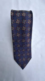 Ermenegildo Zegna Silk Geometric Floral Tie - Image 2