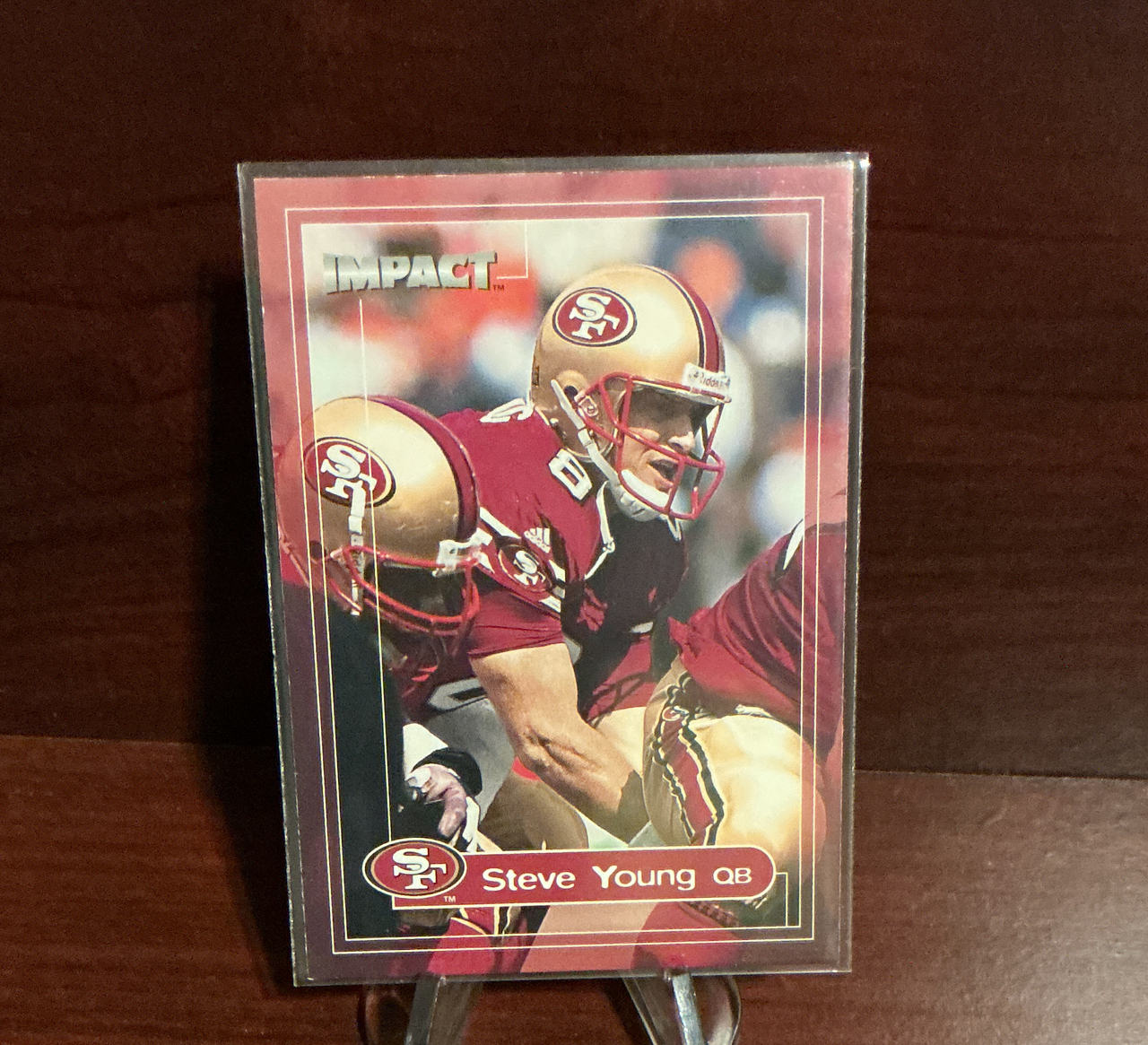 1994 SkyBox Impact Steve Young #100 Trading Card