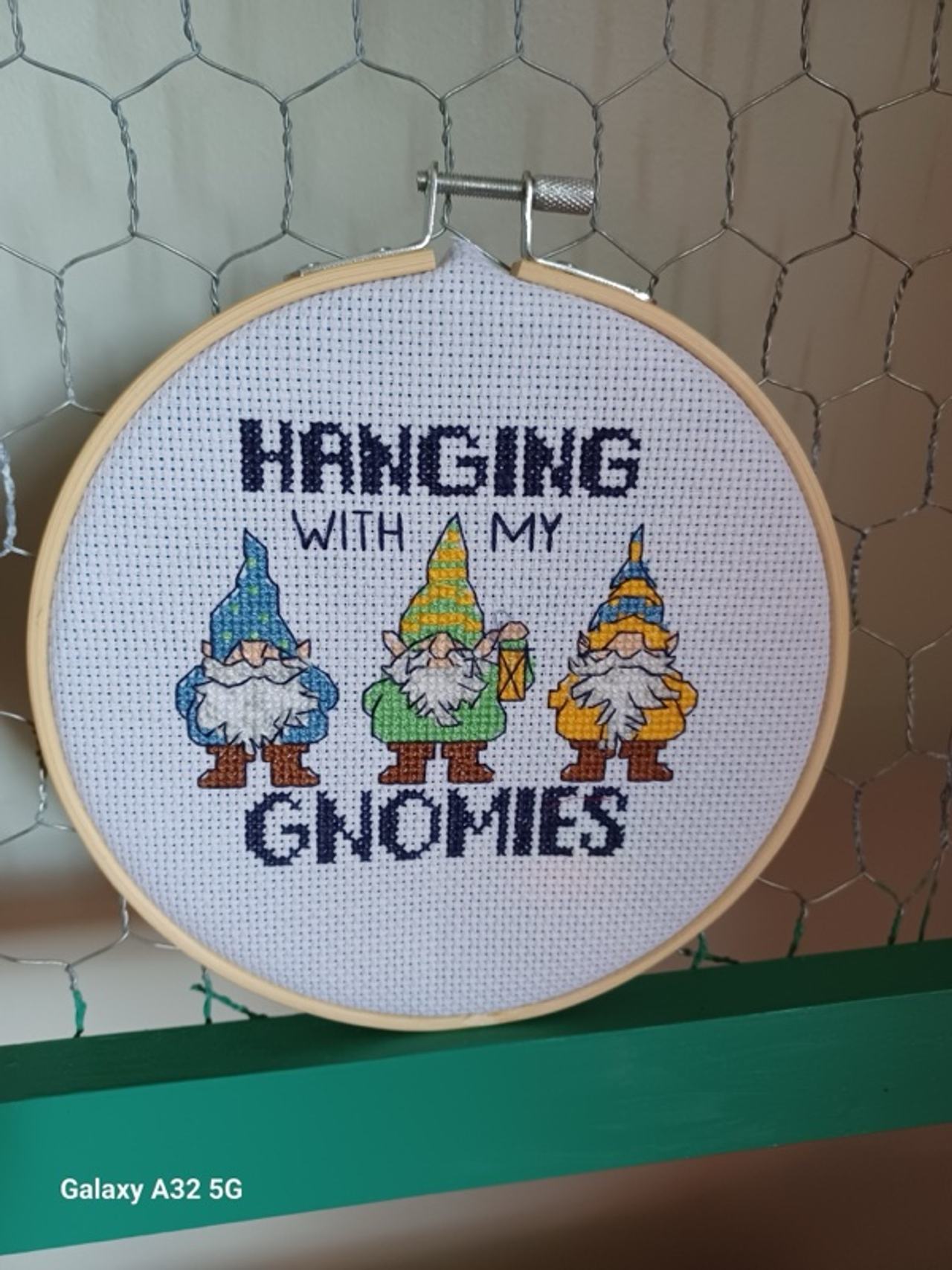 Dimensions Gnomies 6" Round Multicolor Cross Stitch Kit