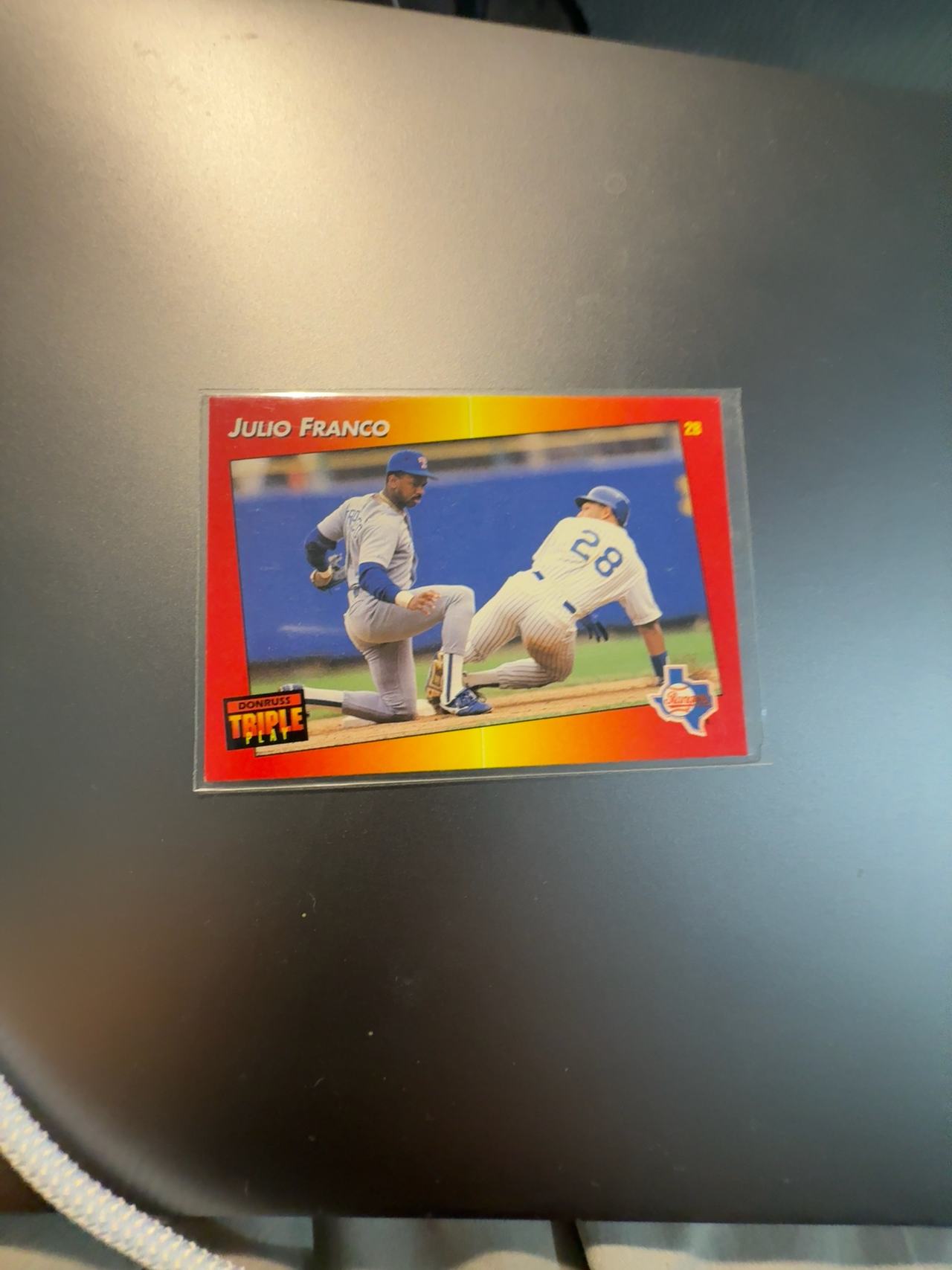 Topps 1992 Triple Play #83 Julio Franco Baseball Card