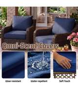 VineBreeze 4pcs Outdoor Patio Cushion Covers Replacement 24" - Image 3