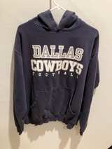 Dallas Cowboys Practice Pullover Hoodie Navy - Image 4