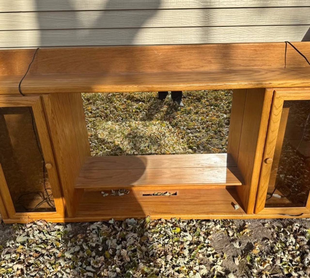 Oak TV Stand