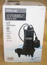 Everbilt 1/2 HP Submersible Effluent Pump - Image 1
