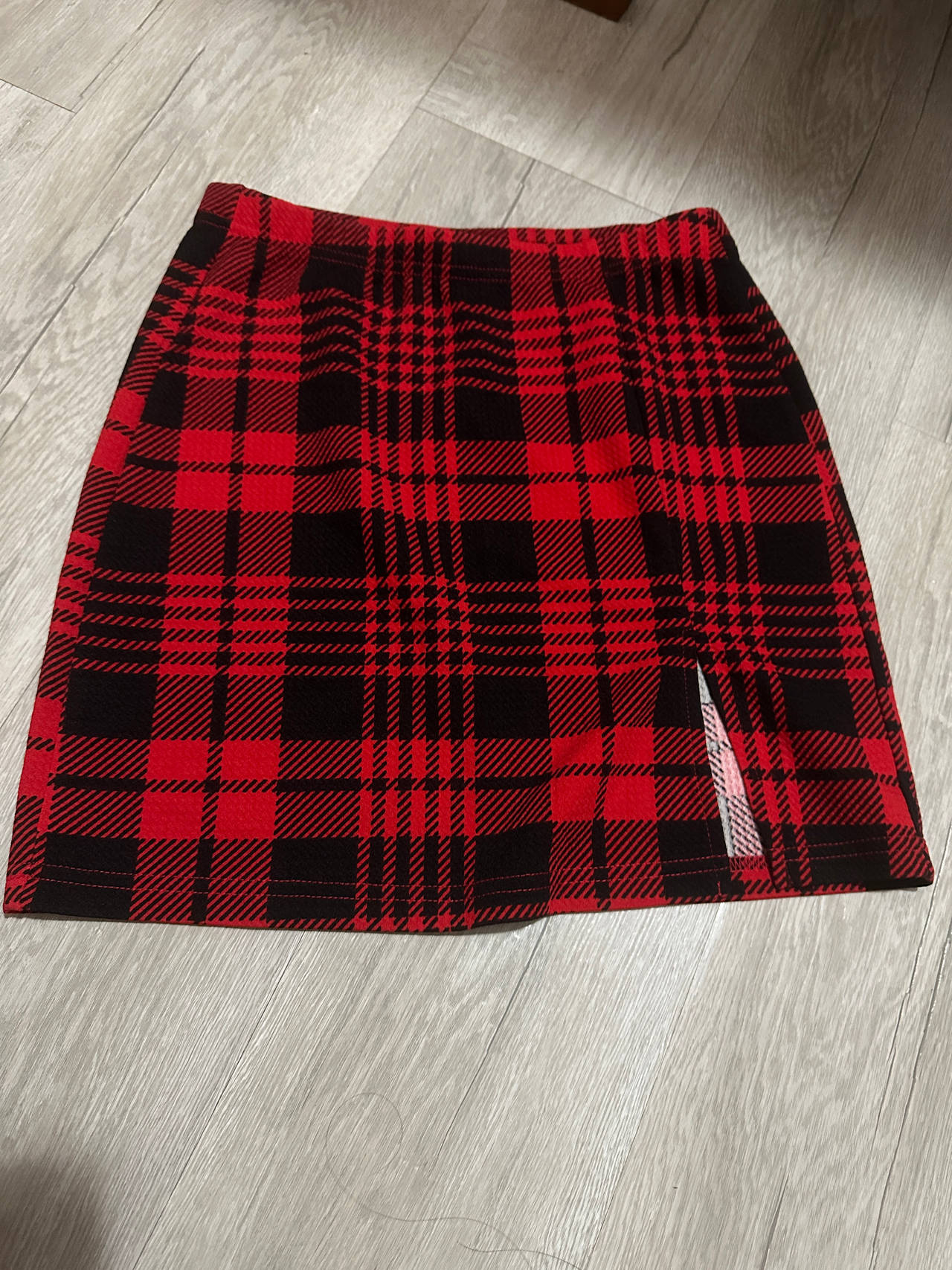 Plaid Mini Skirt