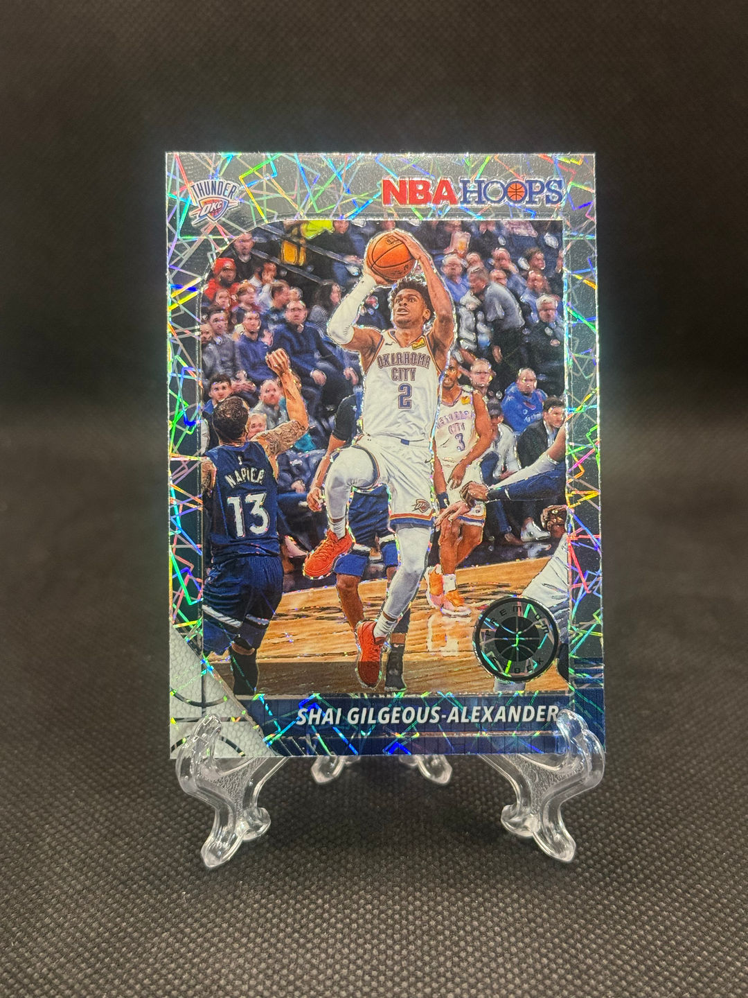 2019-20 Panini NBA Hoops Premium Stock Shai Gilgeous-Alexander Laser Prizm #80