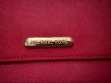 Michael Kors Red Leather Wallet - Image 3