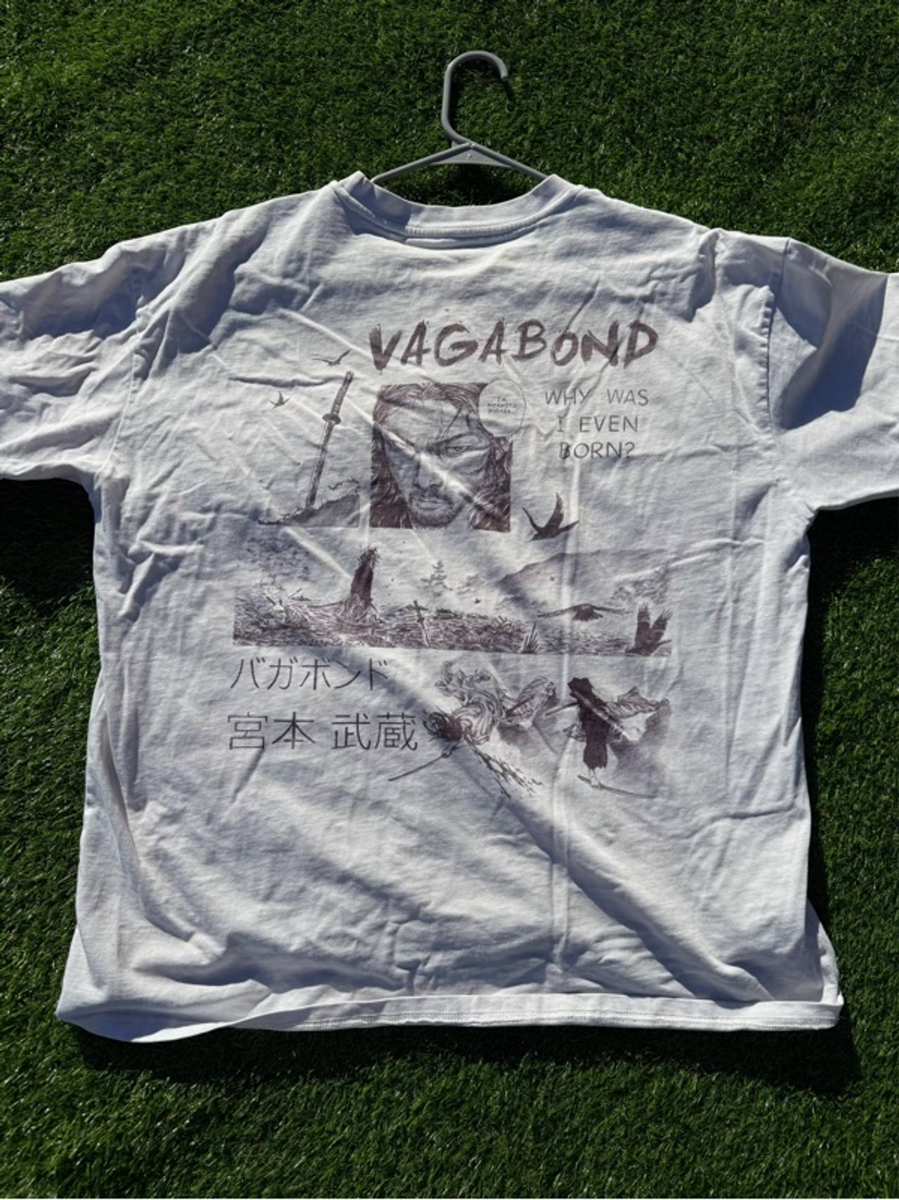 Vagabond Manga T-shirt Musashi Miyamoto Graphic Tee