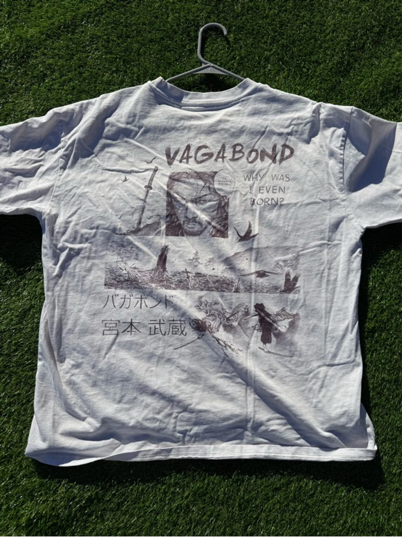 Vagabond Manga T-shirt Musashi Miyamoto Graphic Tee