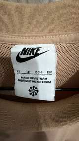 Nike Sportswear Essential Women's Woven Pocket Top Tan - Image 2