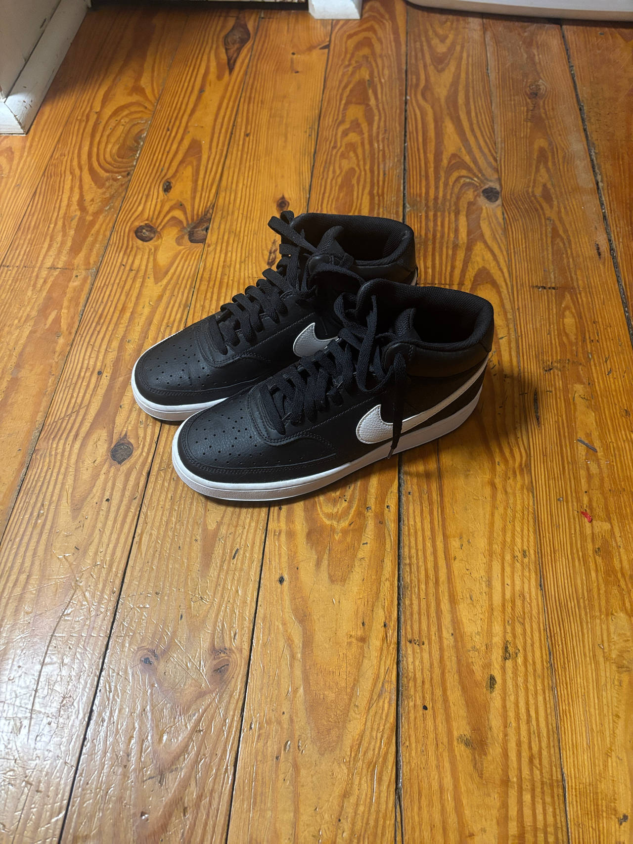 Nike Court Vision Mid Black White size 8 men’s