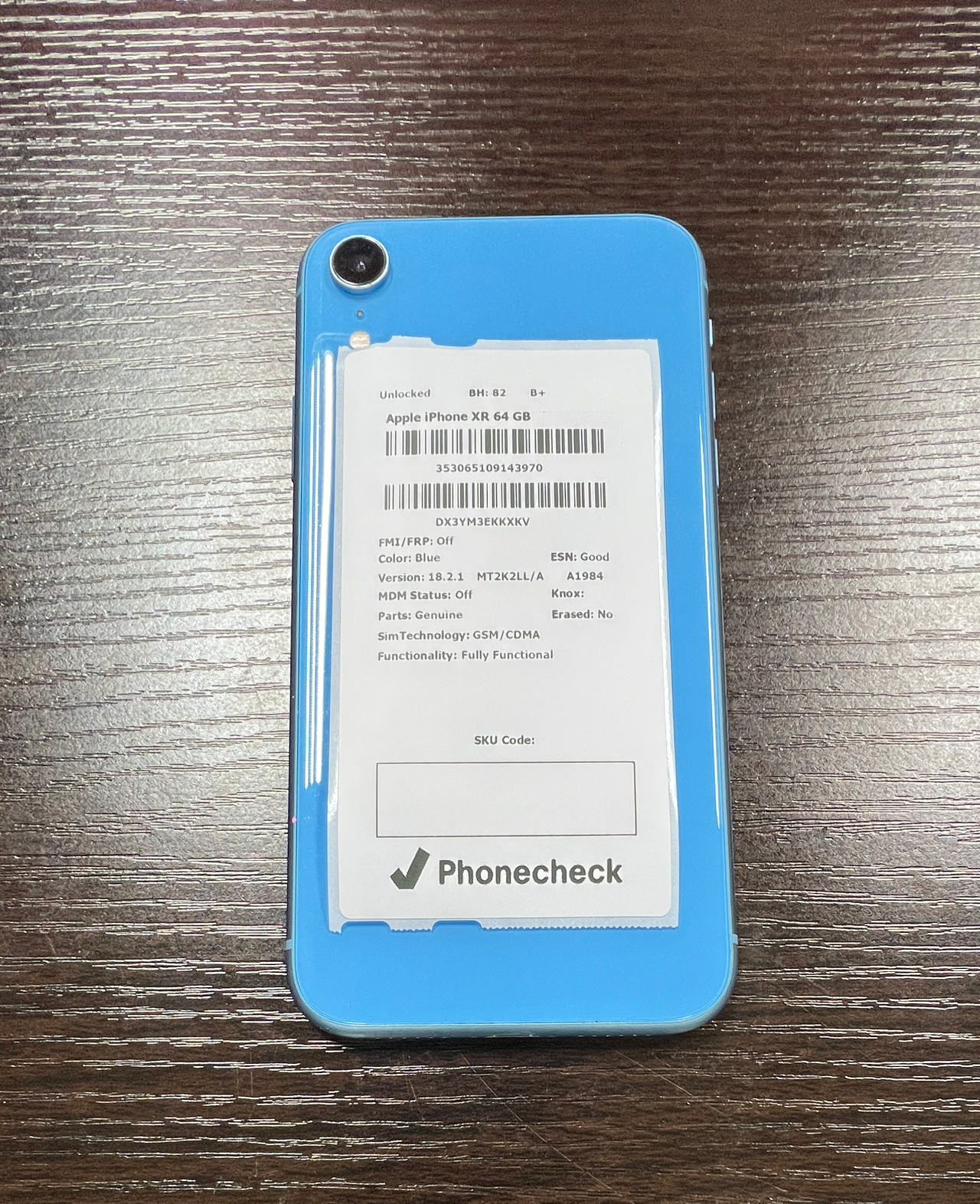 Apple iPhone XR 64GB Blue