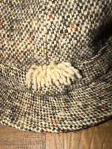 David Hanna Light Gray Tweed Hat - Image 1