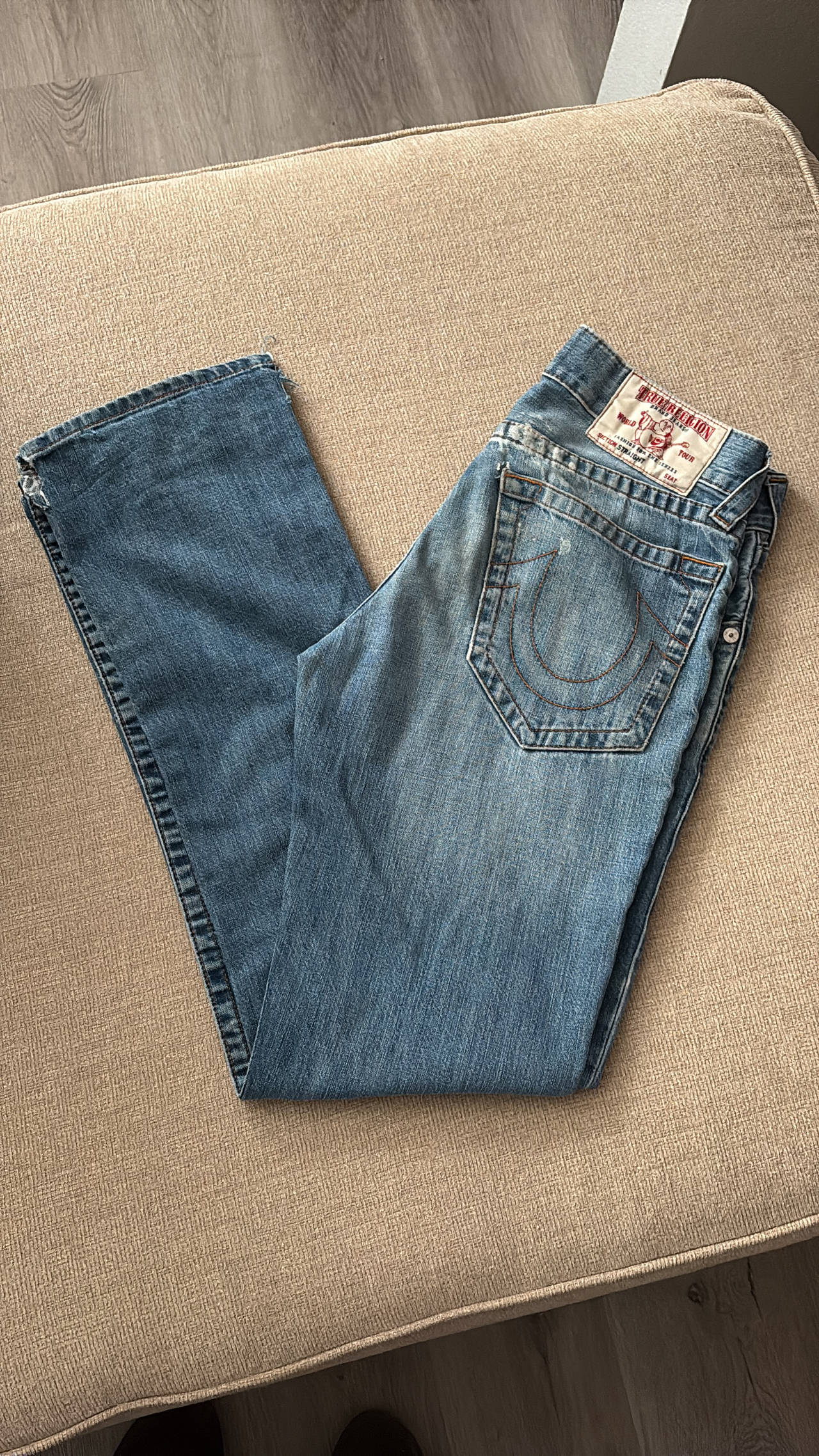 True Religion Ricky Straight Leg Jeans