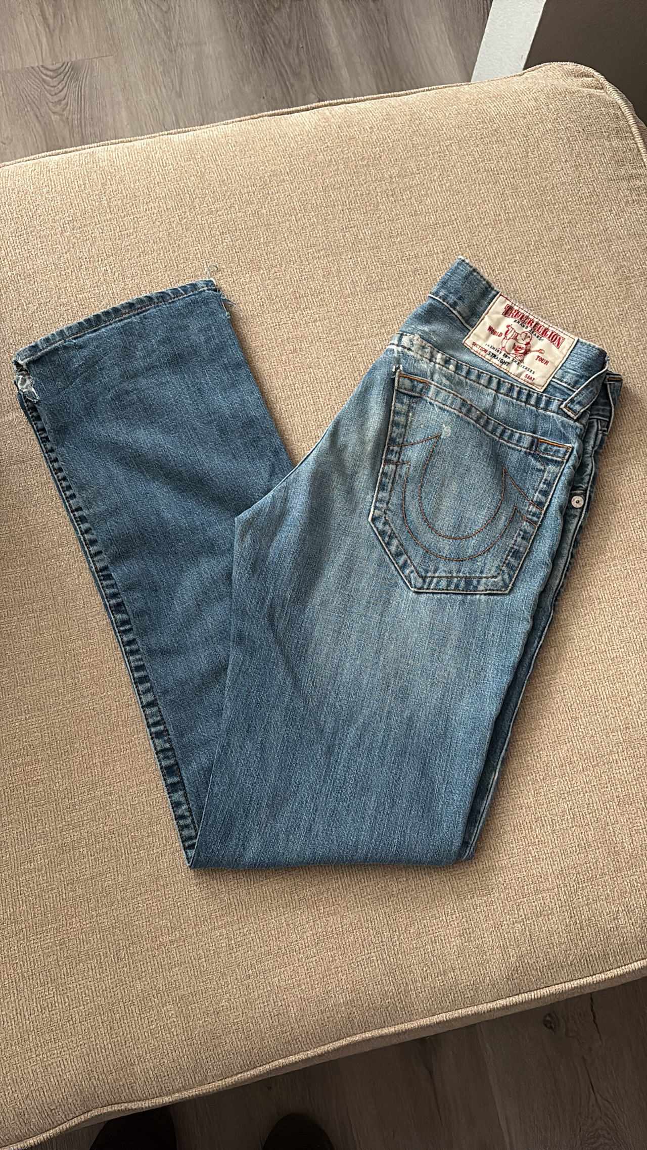 True Religion Ricky Straight Leg Jeans