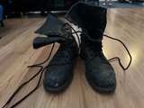 Steel Cap Toe Combat Boots 11 W - Image 1