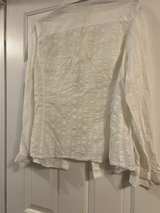 Jones New York Sport White Textured Button Down Shirt - Image 5