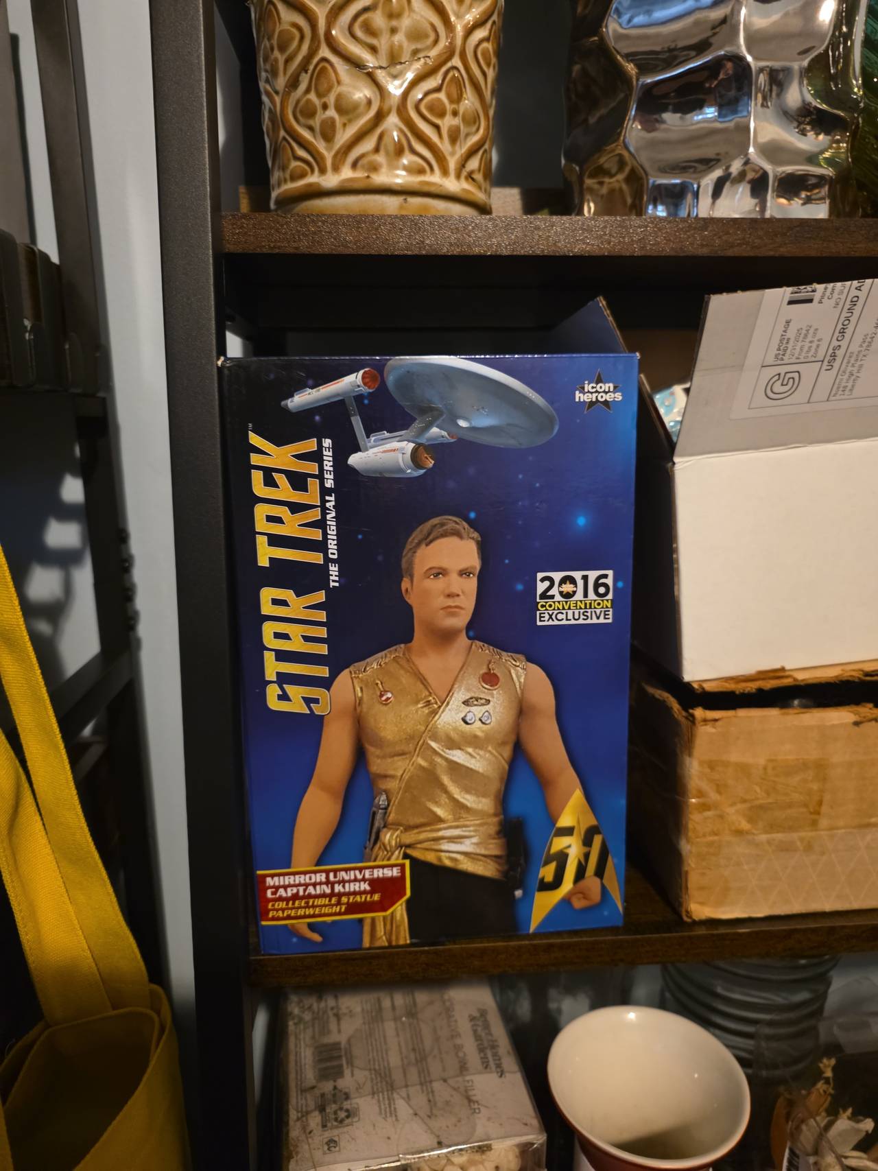 Icon Heroes Star Trek Mirror Universe Captain Kirk Paperweight 2016